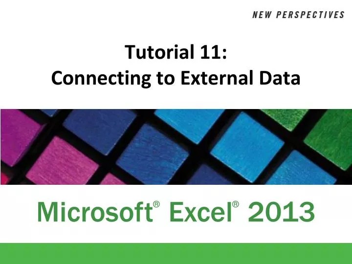 tutorial 11 connecting to external data