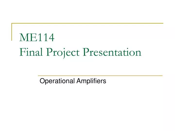 me114 final project presentation