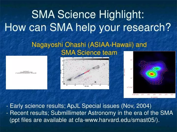 sma science highlight how can sma help your research