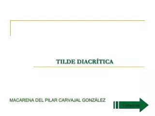 tilde diacr tica