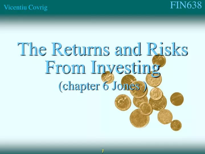 the returns and risks from investing chapter 6 jones