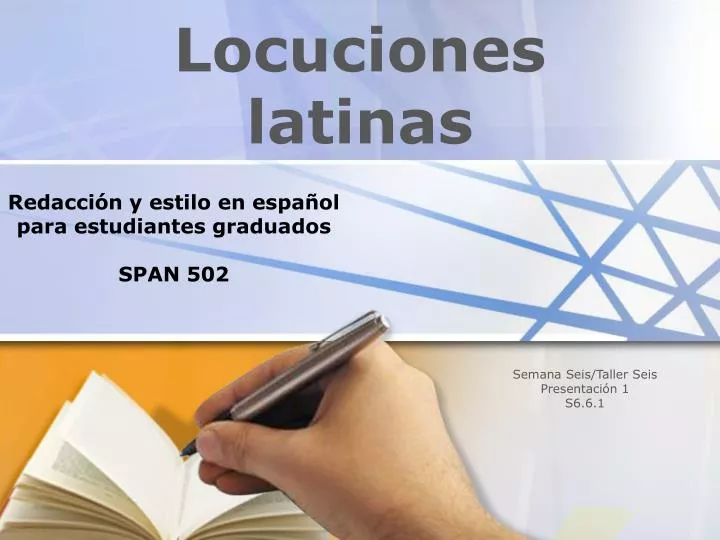 locuciones latinas
