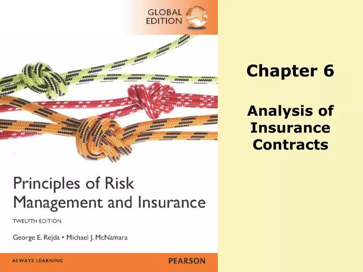 chapter 6 analysis of insurance contracts