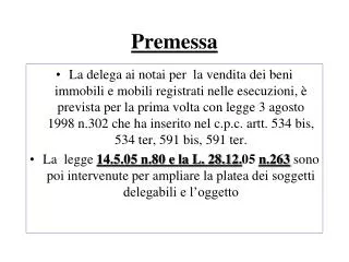 premessa