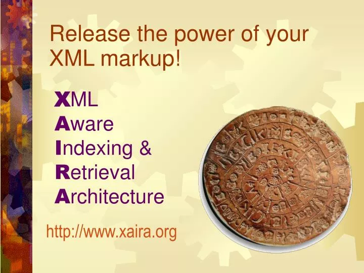 release the power of your xml markup