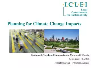 Planning for Climate Change Impacts