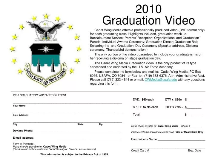 2010 graduation video
