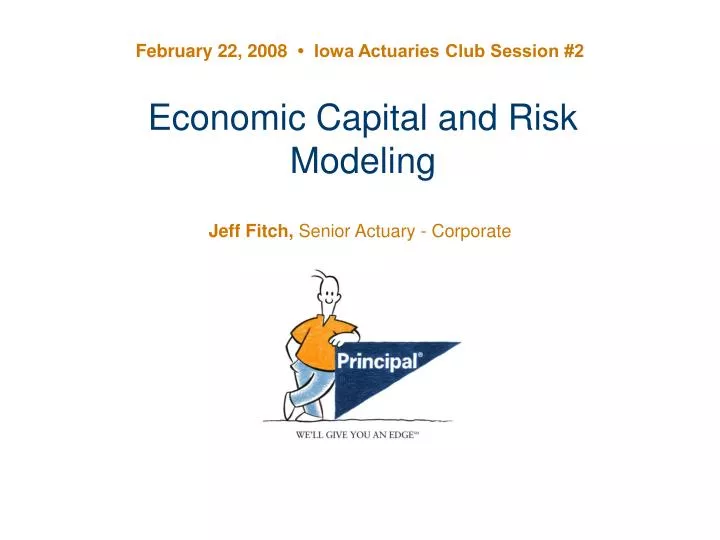economic capital and risk modeling