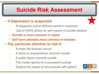 Suicide Risk Assessment