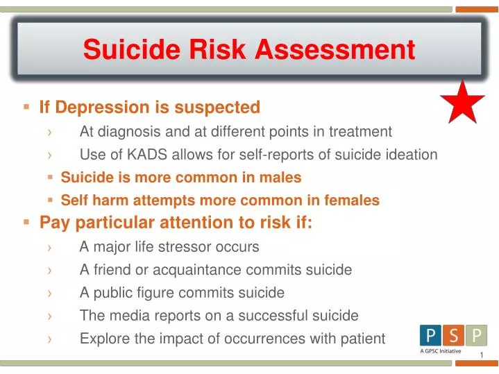 suicide risk assessment