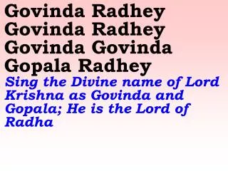 Old 589_New 696 Govinda Radhey Govinda Radhey Govinda(2) Gopala Radhey