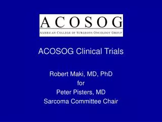 ACOSOG Clinical Trials