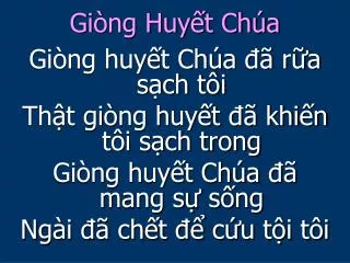 gi ng huy t ch a