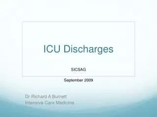 ICU Discharges