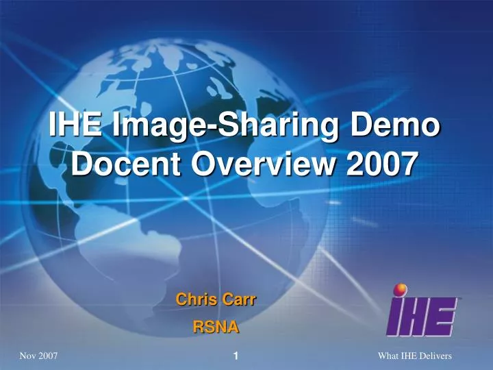 ihe image sharing demo docent overview 2007