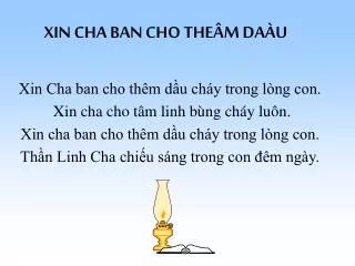 xin cha ban cho the m da u