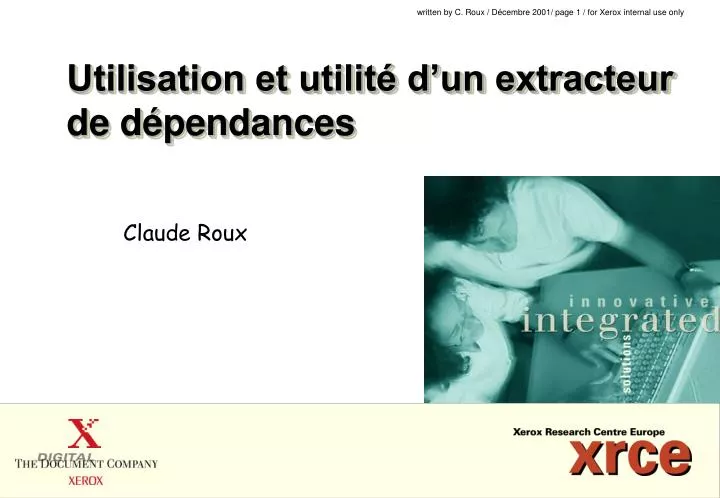 utilisation et utilit d un extracteur de d pendances