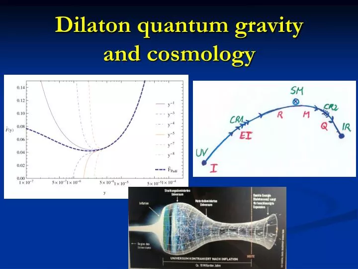 dilaton quantum gravity and cosmology