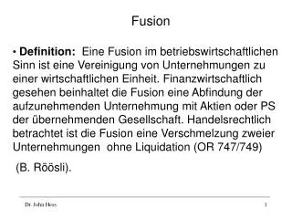 fusion