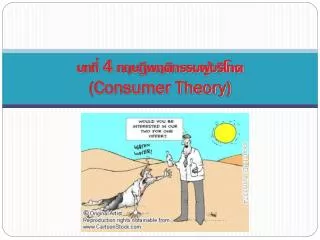 4 consumer theory