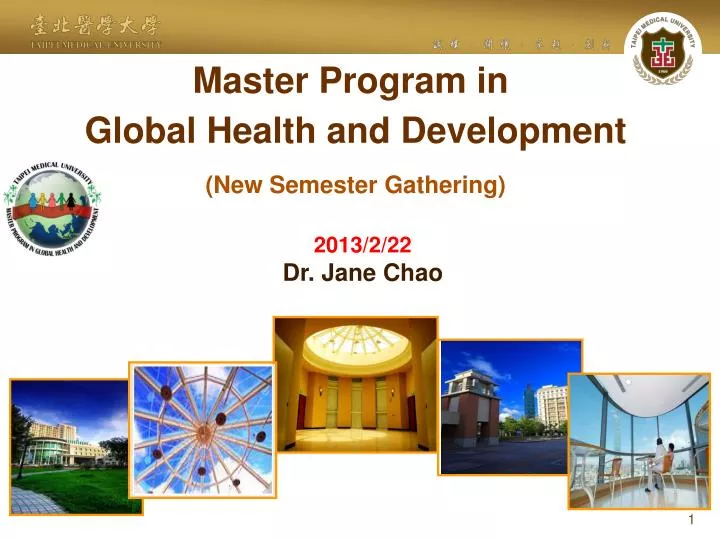 master program in global health and development new semester gathering