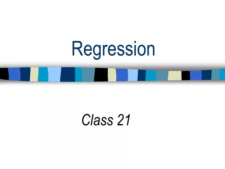 regression