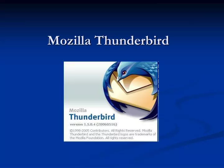 mozilla thunderbird