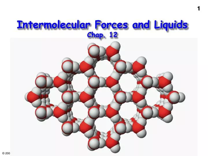 intermolecular forces and liquids chap 12