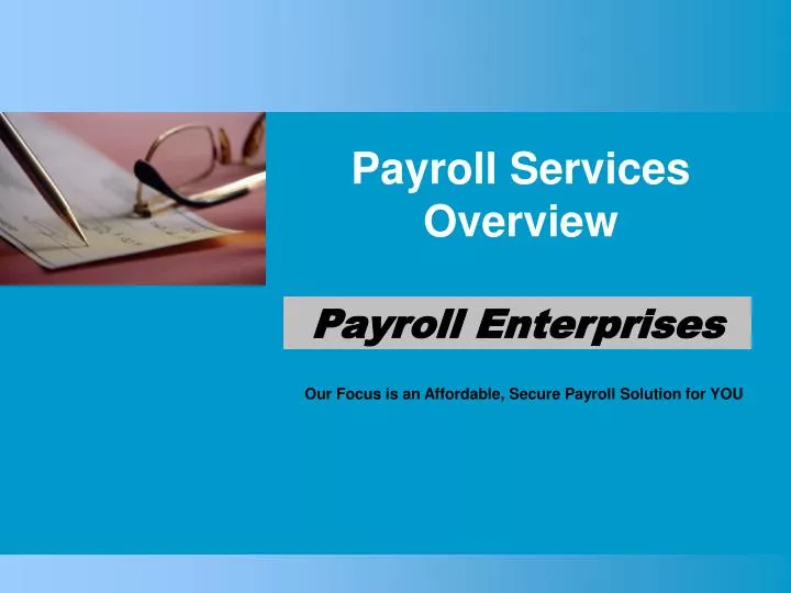 payroll services overview