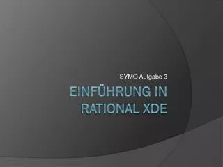 symo aufgabe 3