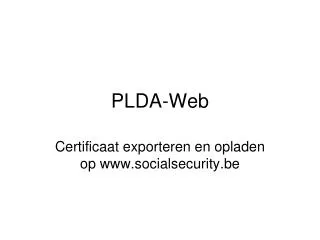 plda web