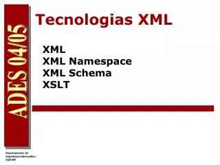 tecnologias xml
