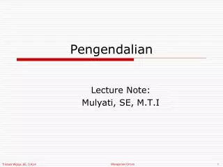 pengendalian