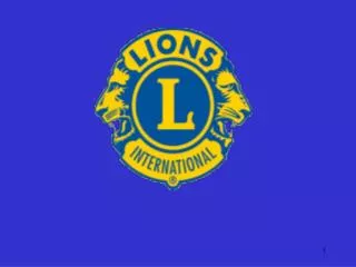 Welcome to The Lions Club of New Lynn Information Evening