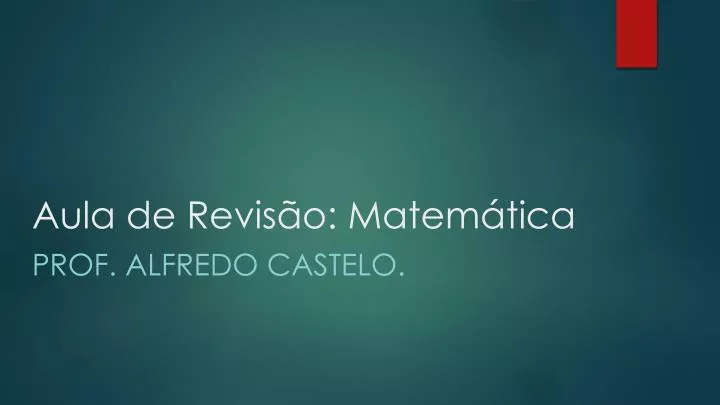 aula de revis o matem tica