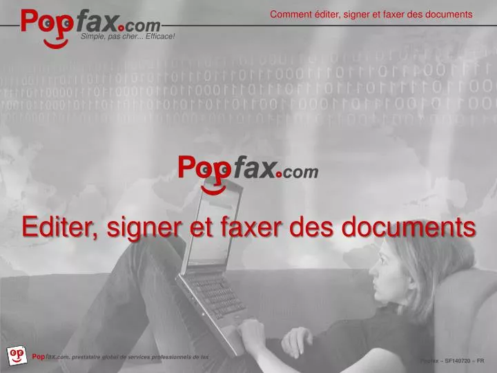 editer signer et faxer des documents