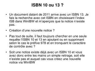 isbn 10 ou 13