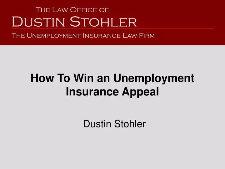 how to win an unemployment insurance appeal