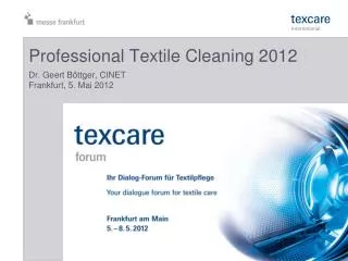 professional textile cleaning 2012
