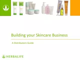 Building your Skincare Business