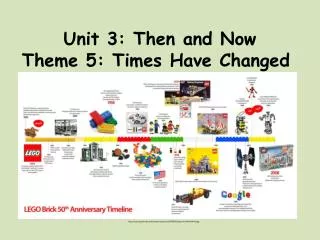 Unit 3: Then and Now