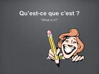 qu est ce que c est
