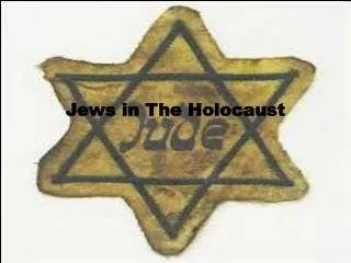 Jews in The Holocaust