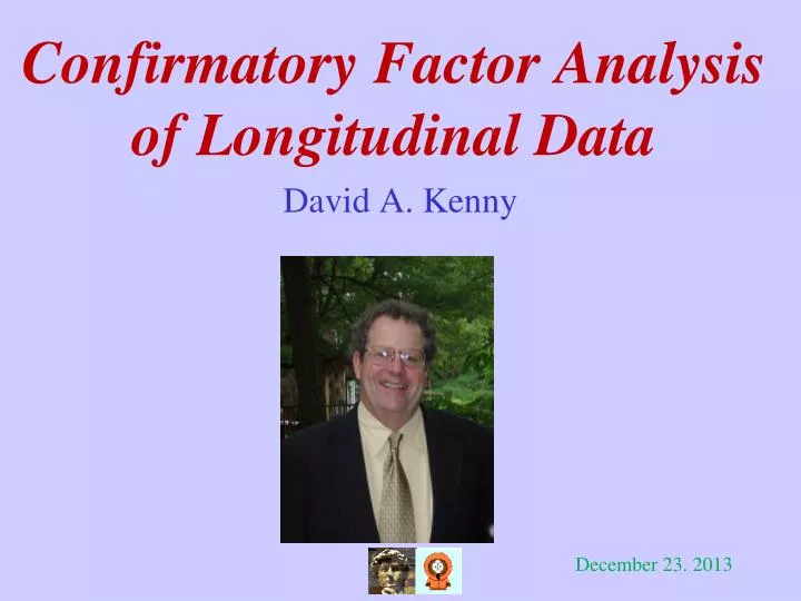 confirmatory factor analysis of longitudinal data