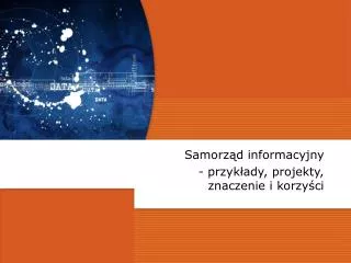 budowa struktur dla w a ciwego przekazu i odbioru informacji