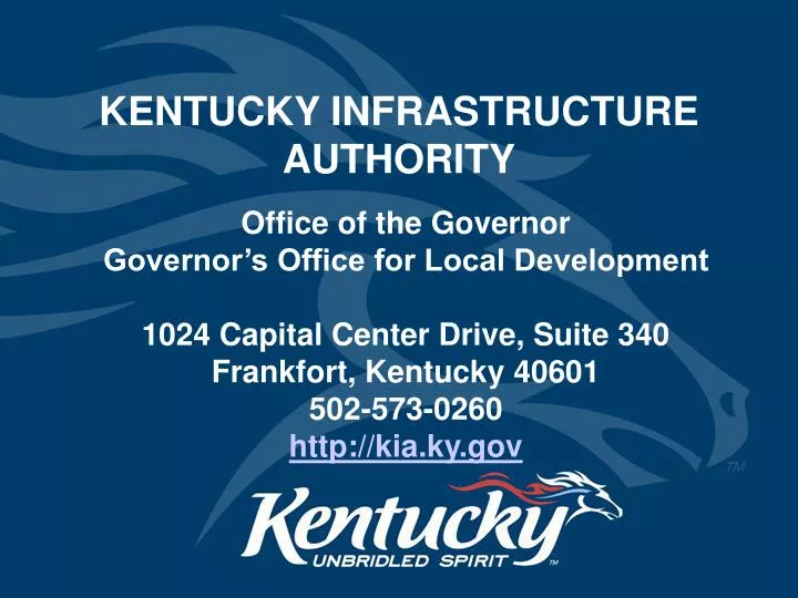 kentucky infrastructure authority