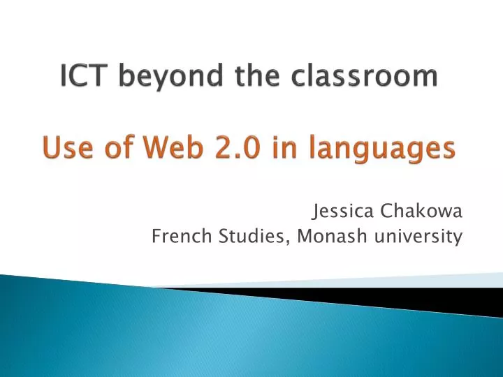 ict beyond the classroom use of web 2 0 in languages