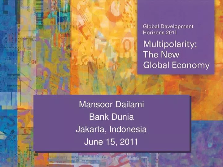 mansoor dailami bank dunia jakarta indonesia june 15 2011