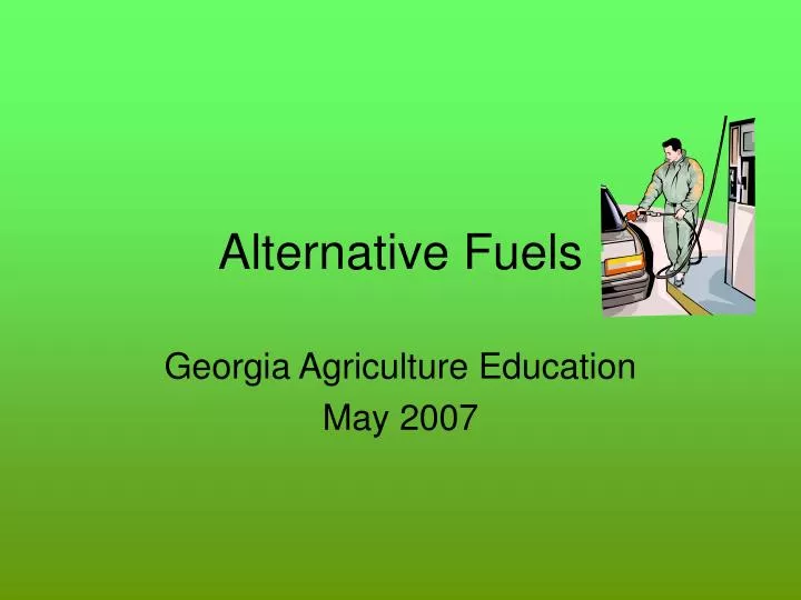 alternative fuels