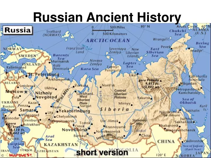 russian ancient history